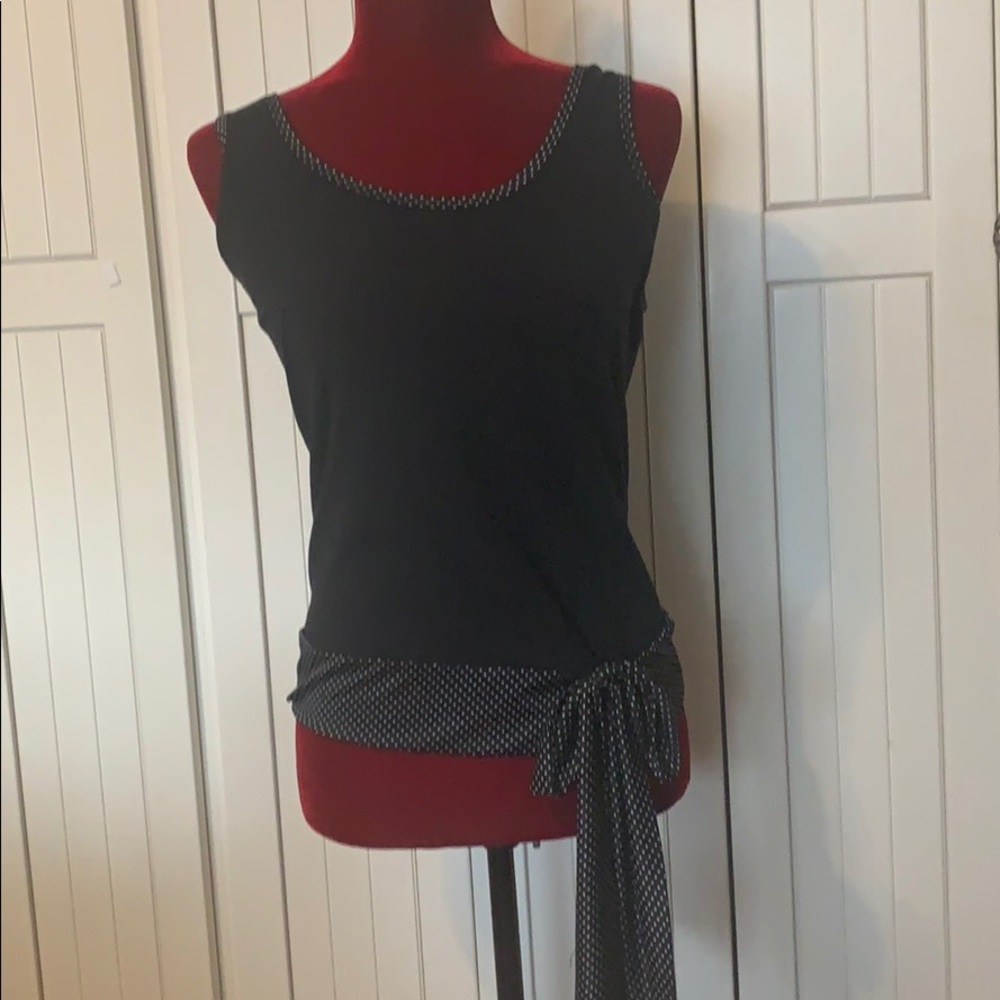 INC Black Tank with Sash
